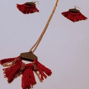 Tassel Necklace Set by Skye's Creations